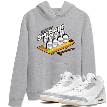 3s Ivory shirt to match jordans Shoe-Shi sneaker tees Air Jordan 3 Ivory SNRT Sneaker Release Tees unisex cotton Heather Grey 1 crew neck shirt