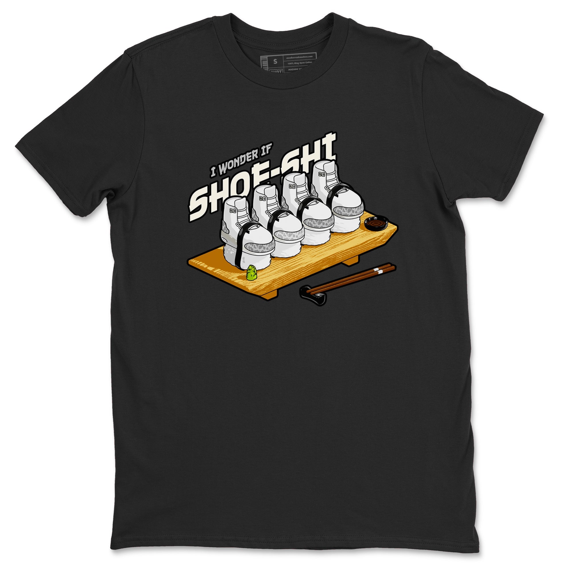 3s Ivory shirt to match jordans Shoe-Shi sneaker tees Air Jordan 3 Ivory SNRT Sneaker Release Tees unisex cotton Black 2 crew neck shirt
