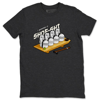 3s Ivory shirt to match jordans Shoe-Shi sneaker tees Air Jordan 3 Ivory SNRT Sneaker Release Tees unisex cotton Charcoal Heather 2 crew neck shirt