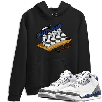 3s Midnight Navy shirt to match jordans Shoe-Shi sneaker tees Air Jordan 3 Midnight Navy SNRT Sneaker Release Tees unisex cotton Black 1 crew neck shirt