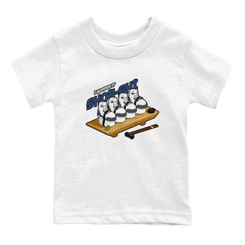 3s Midnight Navy shirt to match jordans Shoe-Shi sneaker tees Air Jordan 3 Midnight Navy SNRT sneaker release tees baby toddler White 2 cotton Shirt