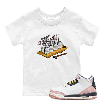 Air Jordan 3 GS Vintage Floral shirt to match jordans Shoe-Shi sneaker tees Air Jordan 3 Vintage Floral SNRT sneaker release tees baby toddler White 1 cotton Shirt