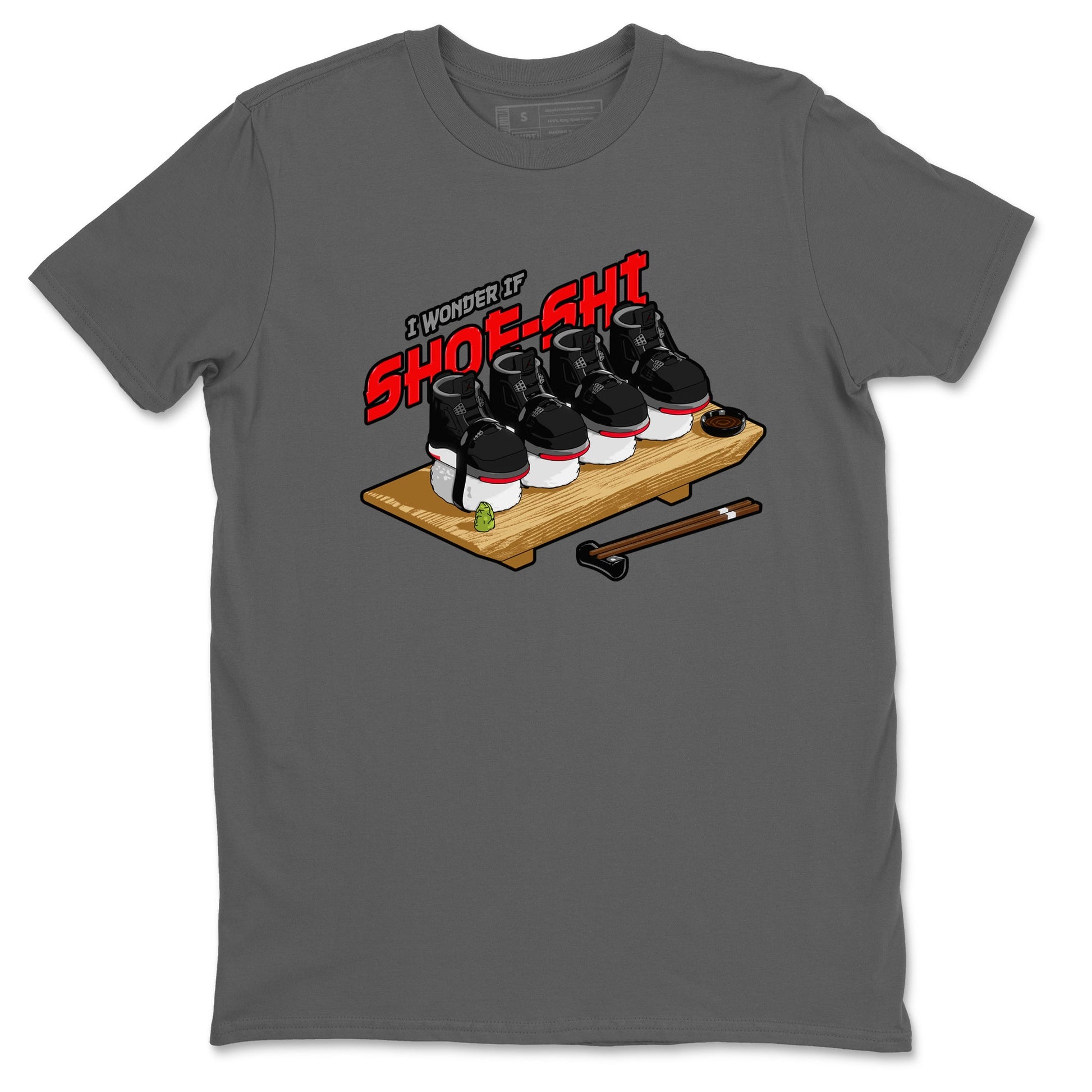 4s Bred Reimagined shirt to match jordans Shoe-Shi sneaker tees Air Jordan 4 Bred Reimagined SNRT Sneaker Release Tees Unisex Cool Grey 2 T-Shirt