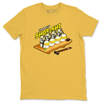 AJ4 Vivid Sulfur shirt to match jordans Shoe-Shi sneaker tees Air Jordan 4 Vivid Sulfur SNRT Sneaker Release Tees unisex cotton Daisy 2 crew neck shirt