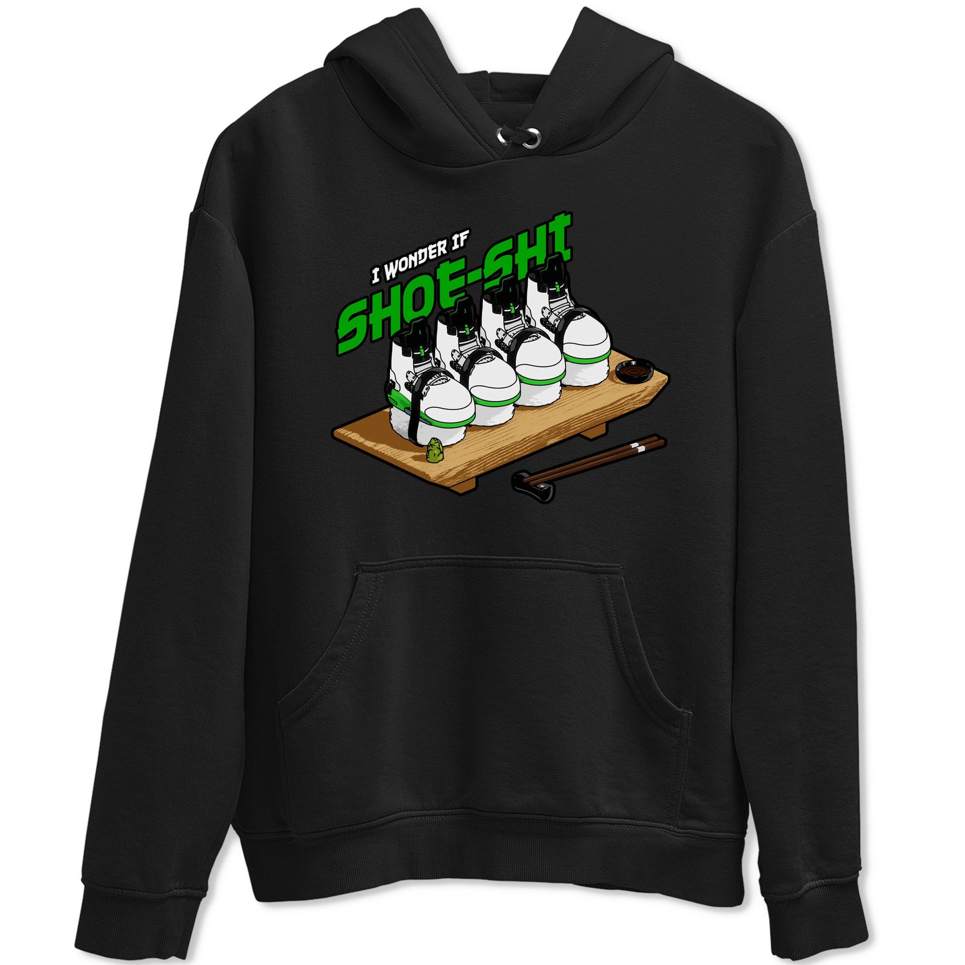 5s Lucky Green shirt to match jordans Shoe-Shi sneaker tees Air Jordan 5 Lucky Green SNRT Sneaker Release Tees Unisex Black 2 T-Shirt