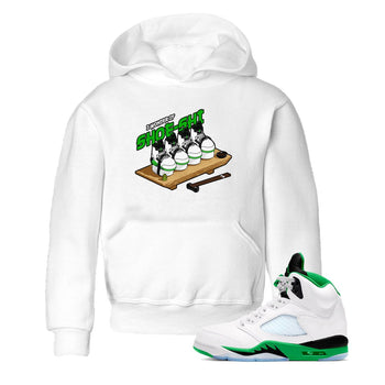 5s Lucky Green shirt to match jordans Shoe-Shi sneaker tees Air Jordan 5 Lucky Green SNRT Sneaker Release Tees Baby Toddler White 1 T-Shirt
