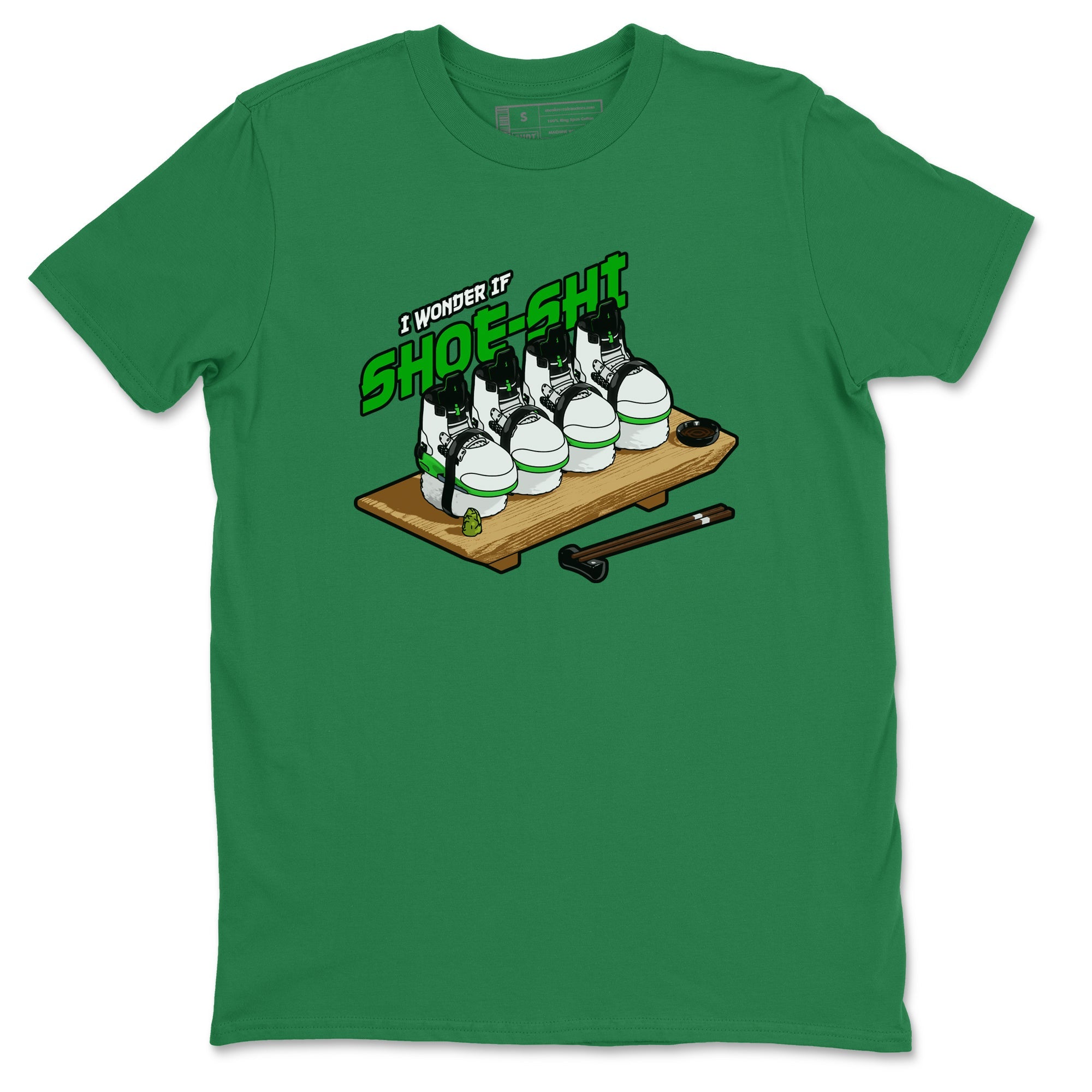 5s Lucky Green shirt to match jordans Shoe-Shi sneaker tees Air Jordan 5 Lucky Green SNRT Sneaker Release Tees Unisex Kelly Green 2 T-Shirt