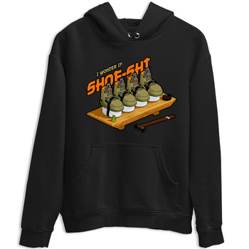 5s Olive shirt to match jordans Shoe-Shi sneaker tees Air Jordan 5 Olive SNRT Sneaker Release Tees unisex cotton Black 2 crew neck shirt