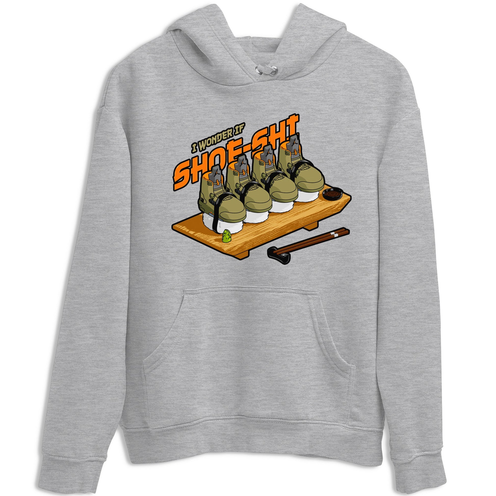 5s Olive shirt to match jordans Shoe-Shi sneaker tees Air Jordan 5 Olive SNRT Sneaker Release Tees unisex cotton Heather Grey 2 crew neck shirt