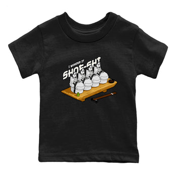 5s Sail shirt to match jordans Shoe-Shi sneaker tees Air Jordan 5 Sail SNRT sneaker release tees baby toddler Black 2 cotton Shirt