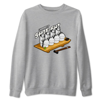 5s Sail shirt to match jordans Shoe-Shi sneaker tees Air Jordan 5 Sail SNRT Sneaker Release Tees unisex cotton Heather Grey 2 crew neck shirt