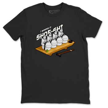 5s Sail shirt to match jordans Shoe-Shi sneaker tees Air Jordan 5 Sail SNRT Sneaker Release Tees unisex cotton Black 2 crew neck shirt