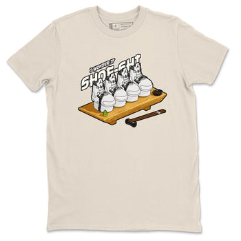 5s Sail shirt to match jordans Shoe-Shi sneaker tees Air Jordan 5 Sail SNRT Sneaker Release Tees unisex cotton Natural 2 crew neck shirt