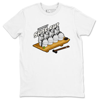5s Sail shirt to match jordans Shoe-Shi sneaker tees Air Jordan 5 Sail SNRT Sneaker Release Tees unisex cotton White 2 crew neck shirt