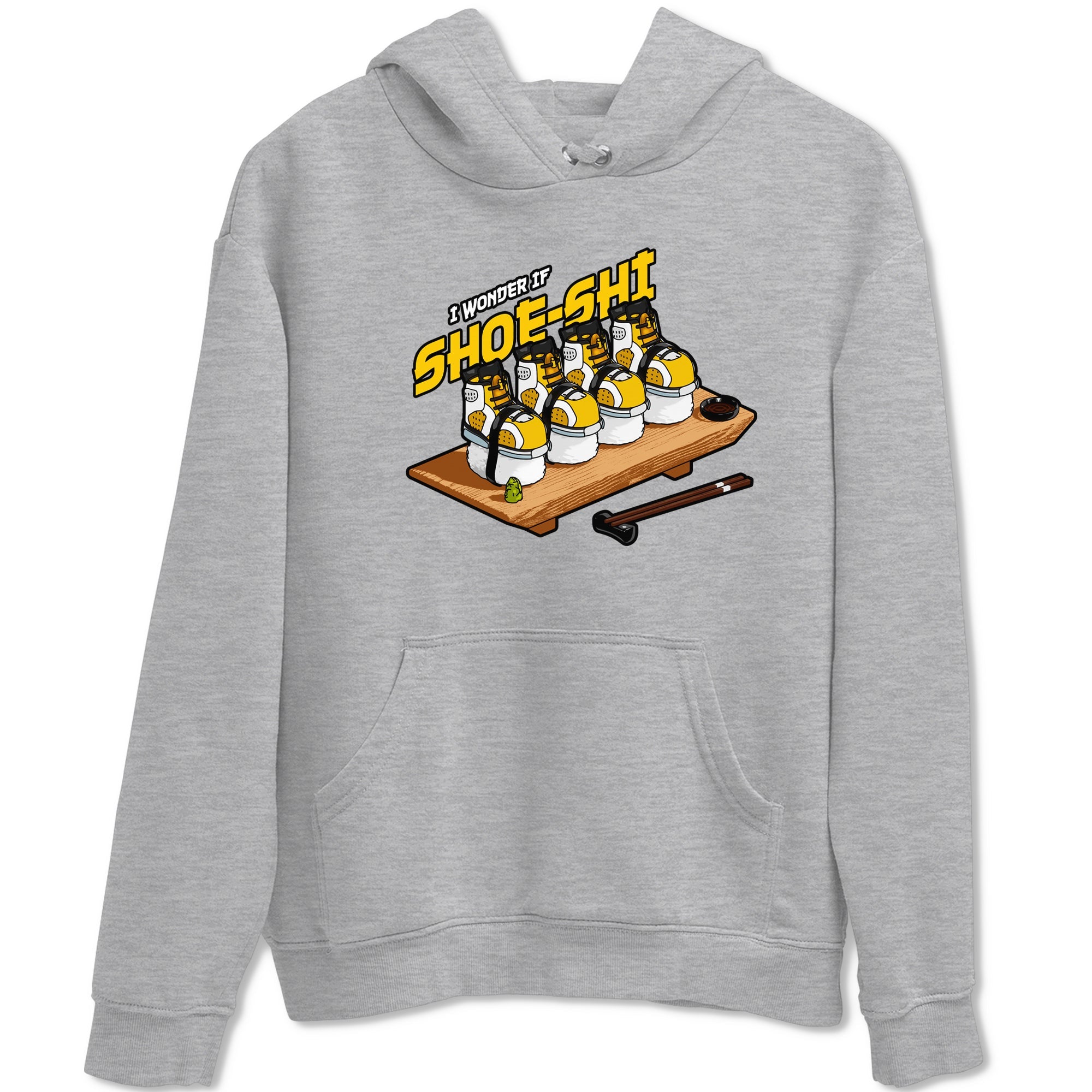 Air Jordan 6 Yellow Ochre shirt to match jordans Shoe-Shi sneaker tees AJ6 Yellow Ochre SNRT Sneaker Release Tees Unisex Heather Grey 2 T-Shirt