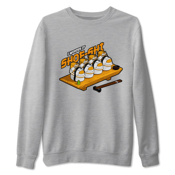 Dunk Dark Curry shirt to match jordans Shoe-Shi sneaker tees AJ1 Low Dark Curry SNRT Sneaker Release Tees unisex cotton Heather Grey 2 crew neck shirt