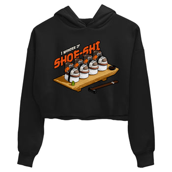 Dunk Red Panda shirt to match jordans Shoe-Shi sneaker tees Dunk Red Panda SNRT Sneaker Release Tees Black 2 Crop T-Shirt