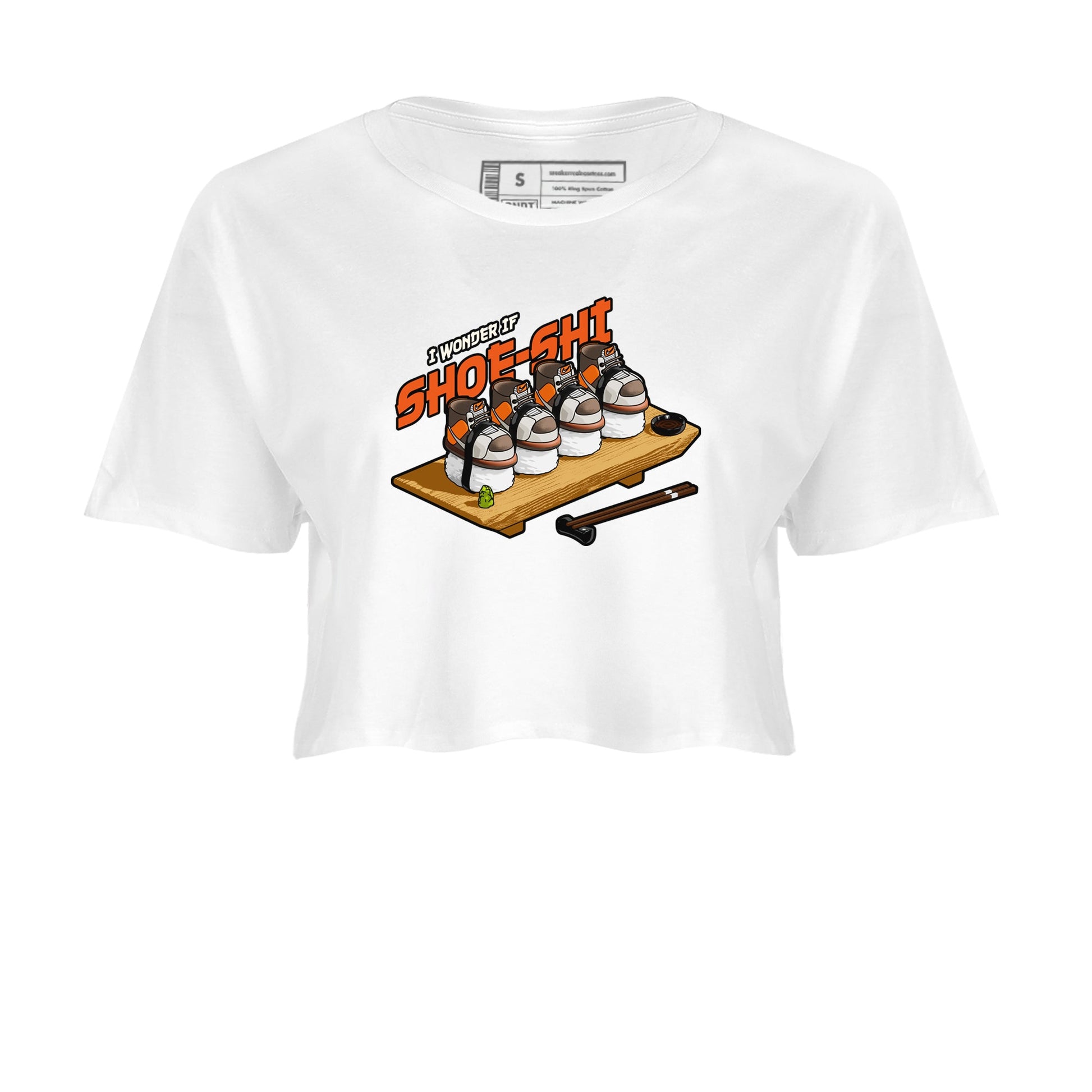 Dunk Red Panda shirt to match jordans Shoe-Shi sneaker tees Dunk Red Panda SNRT Sneaker Release Tees White 2 Crop T-Shirt