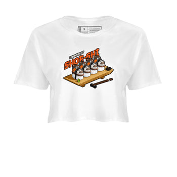 Dunk Red Panda shirt to match jordans Shoe-Shi sneaker tees Dunk Red Panda SNRT Sneaker Release Tees White 2 Crop T-Shirt