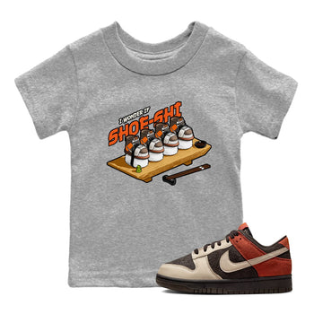 Dunk Red Panda shirt to match jordans Shoe-Shi sneaker tees Dunk Red Panda SNRT Sneaker Release Tees Baby Toddler Heather Grey 1 T-Shirt