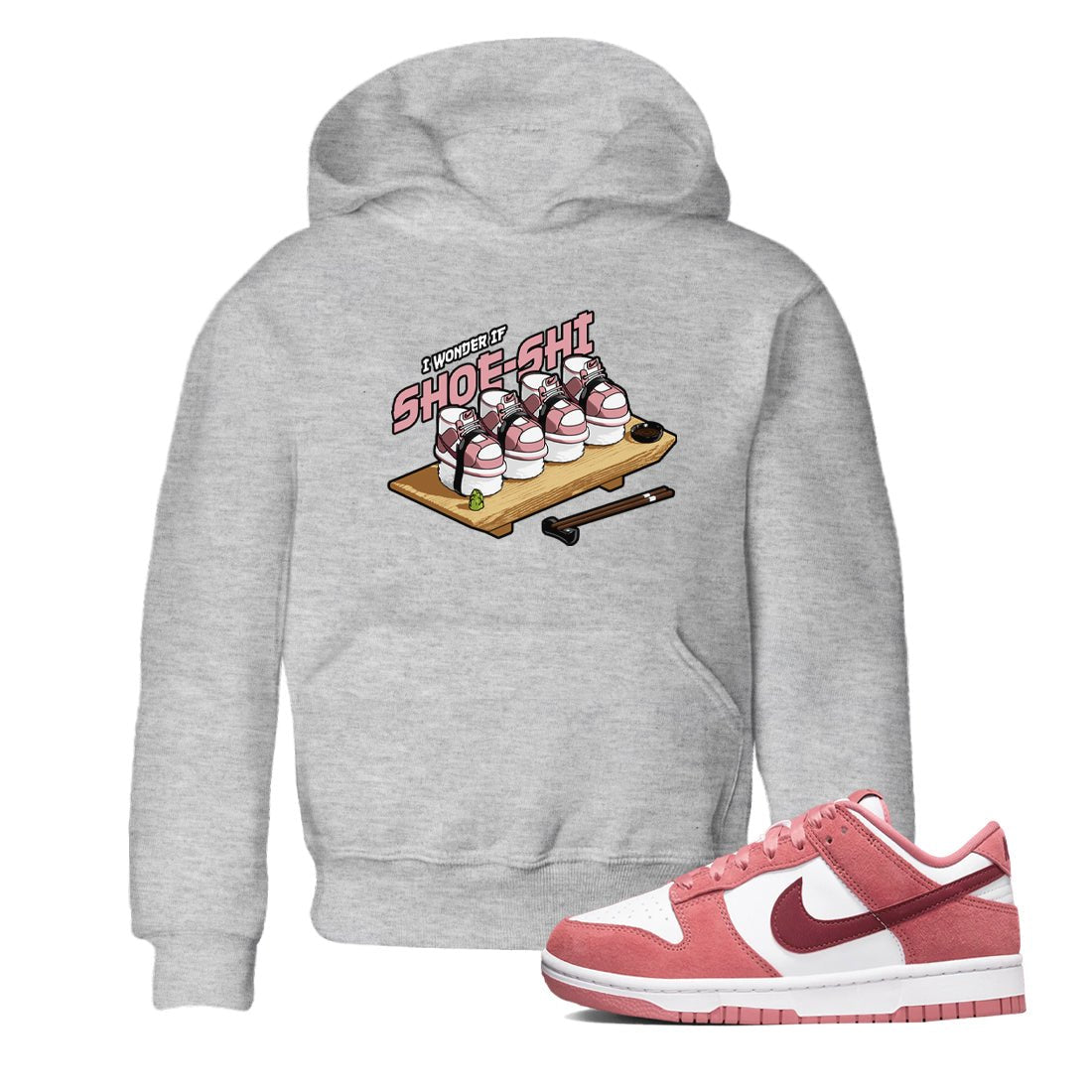 Dunk Valentines Day 2024 shirt to match jordans Shoe-Shi sneaker tees Dunk Happy Valentines Day 2024 SNRT Sneaker Release Tees Baby Toddler Heather Grey 1 T-Shirt