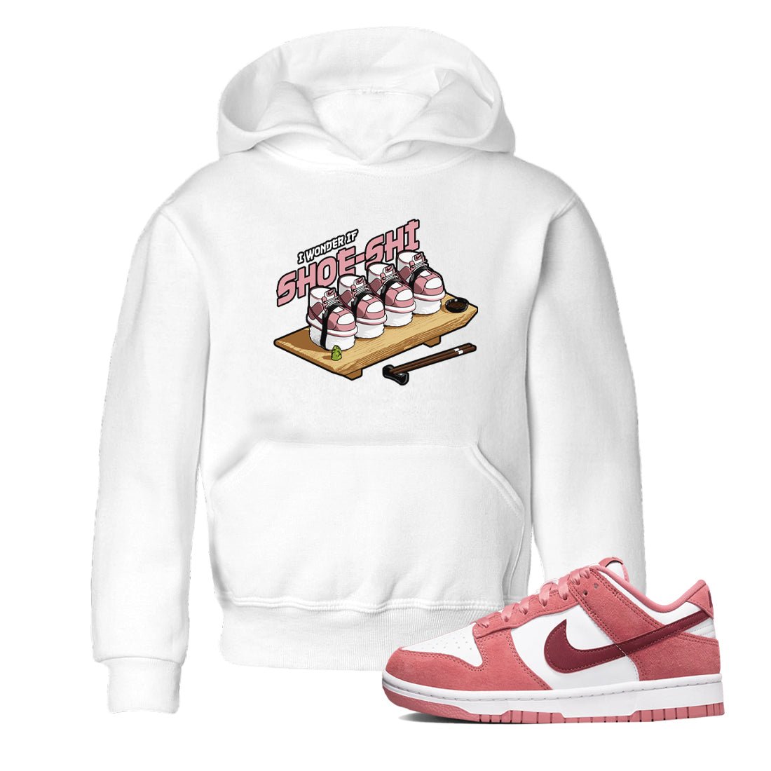 Dunk Valentines Day 2024 shirt to match jordans Shoe-Shi sneaker tees Dunk Happy Valentines Day 2024 SNRT Sneaker Release Tees Baby Toddler White 1 T-Shirt