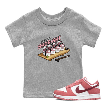 Dunk Valentines Day 2024 shirt to match jordans Shoe-Shi sneaker tees Dunk Happy Valentines Day 2024 SNRT Sneaker Release Tees Baby Toddler Heather Grey 1 T-Shirt