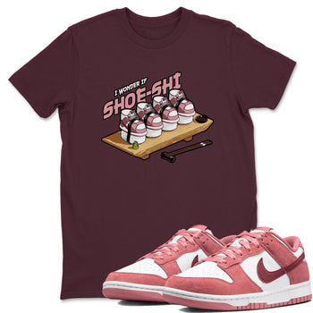 Dunk Valentines Day 2024 shirt to match jordans Shoe-Shi sneaker tees Dunk Happy Valentines Day 2024 SNRT Sneaker Release Tees Unisex Maroon 1 T-Shirt
