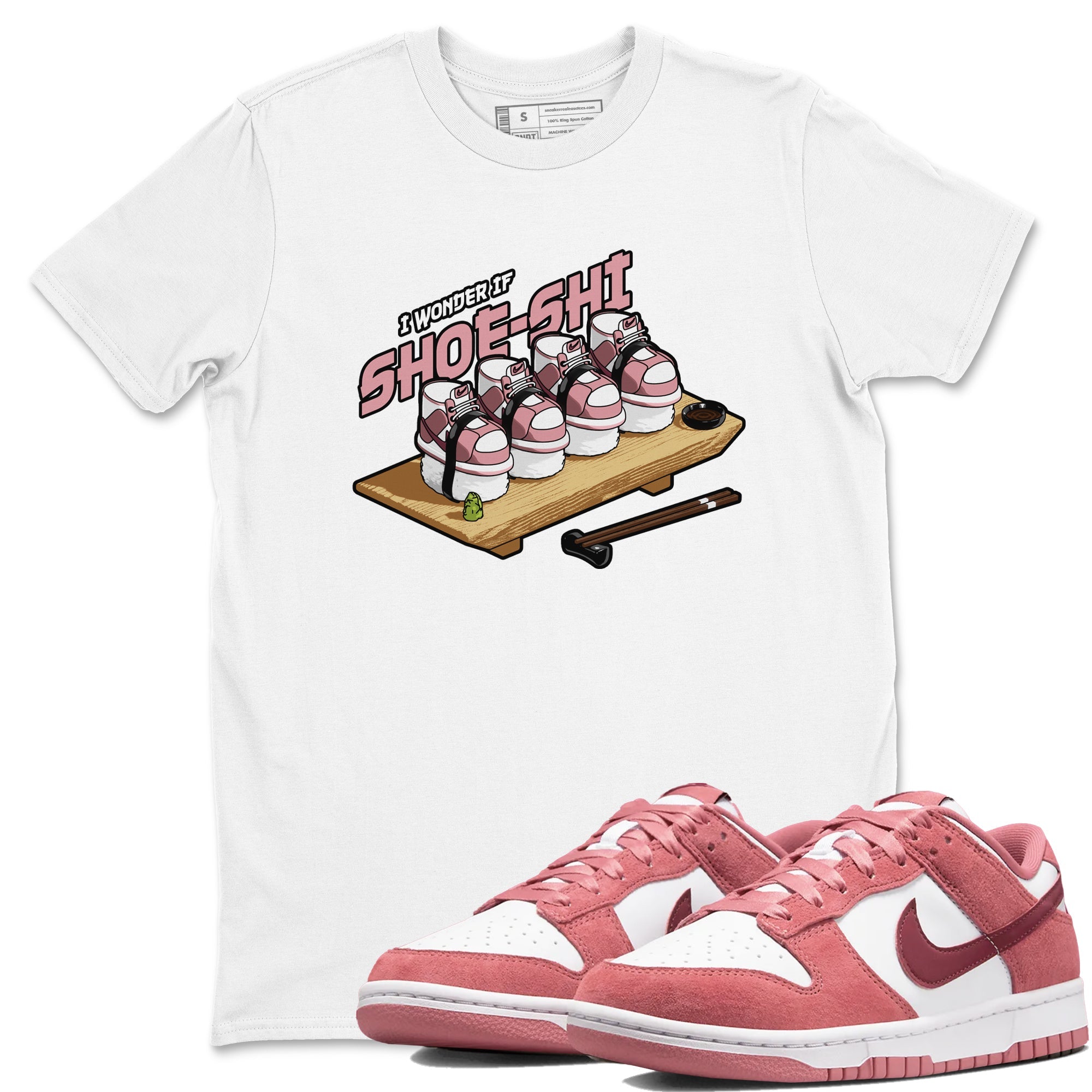 Dunk Valentines Day 2024 shirt to match jordans Shoe-Shi sneaker tees Dunk Happy Valentines Day 2024 SNRT Sneaker Release Tees Unisex White 1 T-Shirt