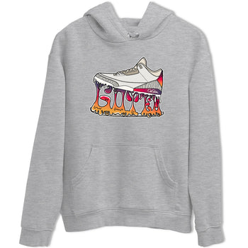 Air Jordan 3 J Balvin shirt to match jordans Shoe Stuck sneaker tees AJ3 J Balvin SNRT Sneaker Release Tees Unisex Heather Grey 2 T-Shirt