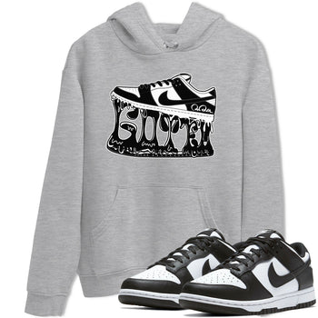 Dunk Panda shirt to match jordans Shoe Stuck sneaker tees Nike Dunk Low Panda SNRT Sneaker Release Tees Unisex Heather Grey 1 T-Shirt