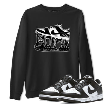 Dunk Panda shirt to match jordans Shoe Stuck sneaker tees Nike Dunk Low Panda SNRT Sneaker Release Tees Unisex Black 1 T-Shirt