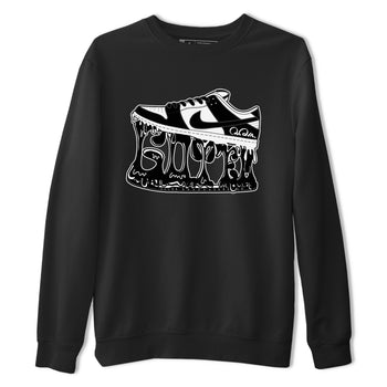 Dunk Panda shirt to match jordans Shoe Stuck sneaker tees Nike Dunk Low Panda SNRT Sneaker Release Tees Unisex Black 2 T-Shirt