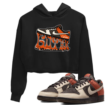 Dunk Red Panda shirt to match jordans Shoe Stuck sneaker tees Nike Dunk Low Red Panda SNRT Sneaker Release Tees Black 1 Crop T-Shirt