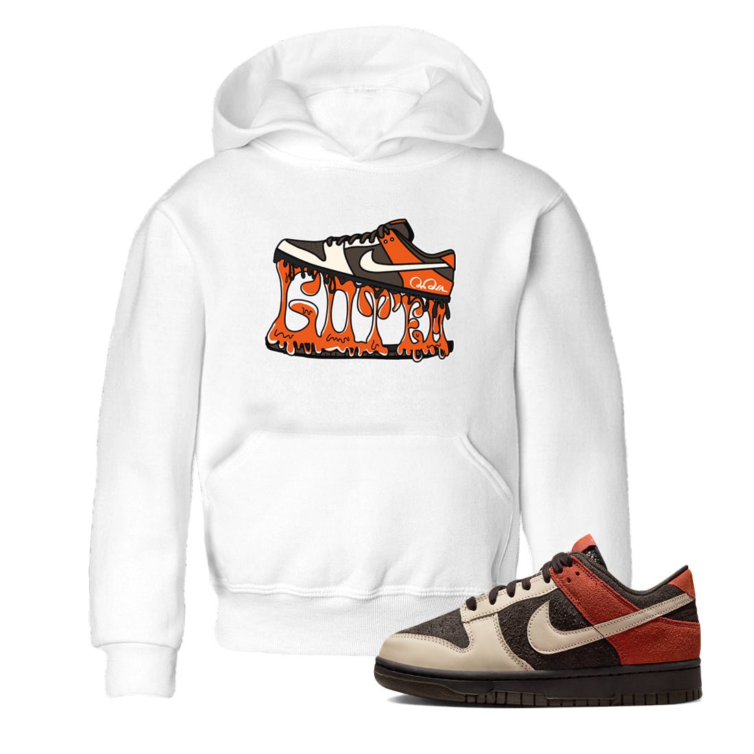 Dunk Red Panda shirt to match jordans Shoe Stuck sneaker tees Nike Dunk Low Red Panda SNRT Sneaker Release Tees Baby Toddler White 1 T-Shirt