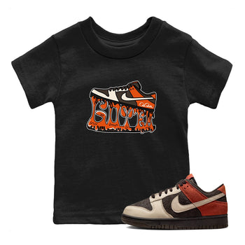 Dunk Red Panda shirt to match jordans Shoe Stuck sneaker tees Nike Dunk Low Red Panda SNRT Sneaker Release Tees Baby Toddler Black 1 T-Shirt