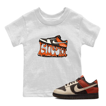 Dunk Red Panda shirt to match jordans Shoe Stuck sneaker tees Nike Dunk Low Red Panda SNRT Sneaker Release Tees Baby Toddler White 1 T-Shirt
