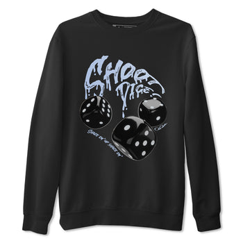 11s Black and Varsity Royal shirt to match jordans Shoot Dice sneaker tees Air Jordan 11 Black/Varsity Royal SNRT Sneaker Release Tees Unisex Black 2 T-Shirt