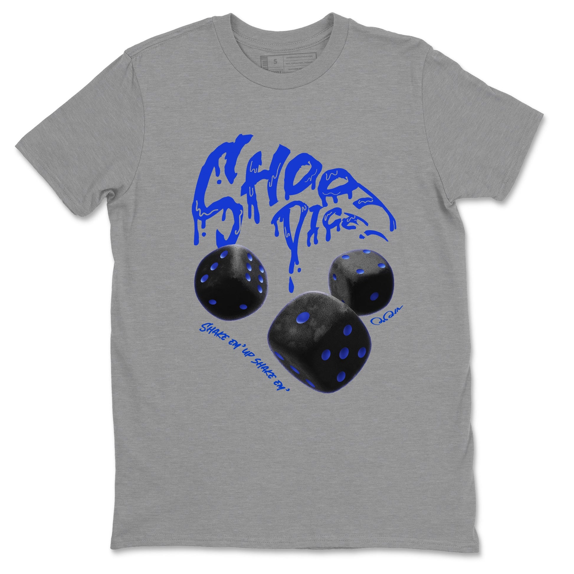 Air Jordan 14 Laney Sneaker Match Tees Shoot Dice Sneaker Tees AJ14 Laney Sneaker Release Tees Unisex Shirts Heather Grey 2