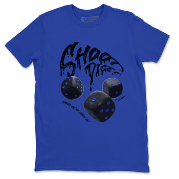 Air Jordan 14 Laney Sneaker Match Tees Shoot Dice Sneaker Tees AJ14 Laney Sneaker Release Tees Unisex Shirts Royal Blue 2