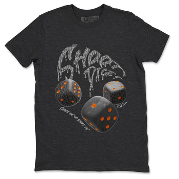 Air Jordan 3 Fear shirt to match jordans Shoot Dice sneaker tees AJ3 Fear SNRT Sneaker Release Tees Unisex Charcoal Heather 2 T-Shirt