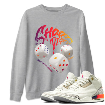 Air Jordan 3 J Balvin shirt to match jordans Shoot Dice sneaker tees AJ3 Balvin  SNRT Sneaker Release Tees LGBTQ Gay Pride T-Shirt Unisex Heather Grey 1 T-Shirt