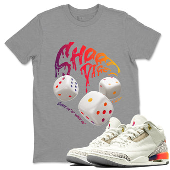 Air Jordan 3 J Balvin shirt to match jordans Shoot Dice sneaker tees AJ3 Balvin  SNRT Sneaker Release Tees LGBTQ Gay Pride T-Shirt Unisex Heather Grey 1 T-Shirt