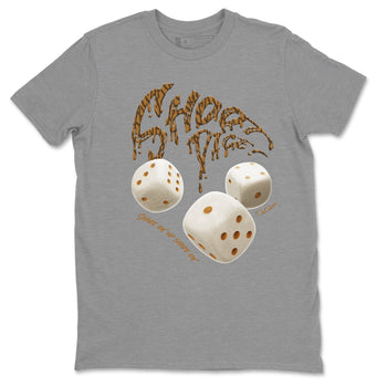 Air Jordan 3 Palomino Sneaker Match Tees Shoot Dice Sneaker Tees AJ3 Palomino Sneaker Release Tees Unisex Shirts Heather Grey 2