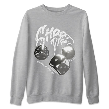 Air Jordan 4 Light Iron Ore shirt to match jordans Shoot Dice sneaker tees AJ4 Frozen Moments SNRT Sneaker Release Tees Unisex Heather Grey 2 T-Shirt