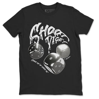 Air Jordan 4 Light Iron Ore shirt to match jordans Shoot Dice sneaker tees AJ4 Frozen Moments SNRT Sneaker Release Tees Unisex Black 2 T-Shirt