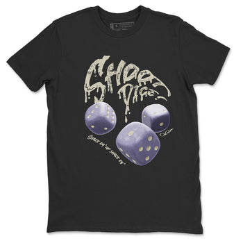 Air Jordan 5 Indigo Haze Sneaker Match Tees Shoot Dice Sneaker Tees AJ5 Indigo Haze Sneaker Release Tees Unisex Shirts Black 2