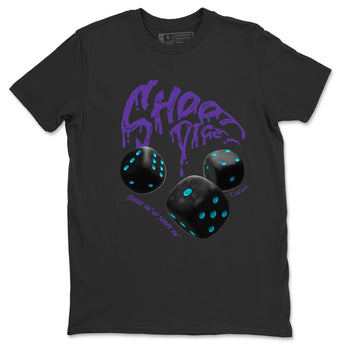 Air Jordan 6 Aqua Sneaker Match Tees Shoot Dice Sneaker Tees AJ6 Aqua Sneaker Release Tees Unisex Shirts Black 2
