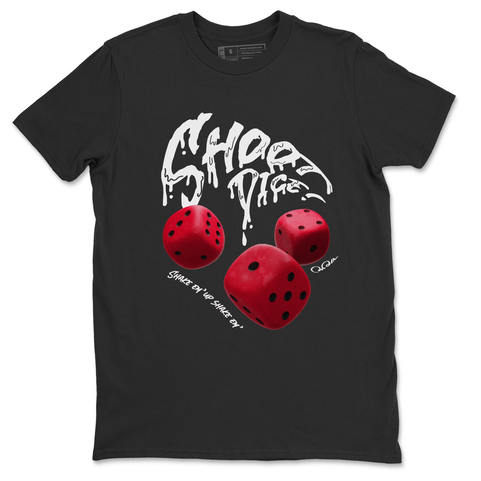 Air Jordan 6 Toro Bravo Sneaker Match Tees Shoot Dice Sneaker Tees AJ6 Toro Bravo Sneaker Release Tees Unisex Shirts Black 2