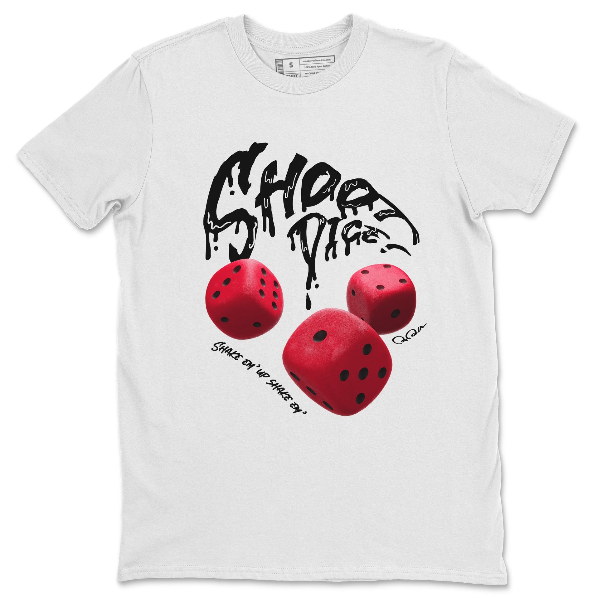 Air Jordan 6 Toro Bravo Sneaker Match Tees Shoot Dice Sneaker Tees AJ6 Toro Bravo Sneaker Release Tees Unisex Shirts White 2